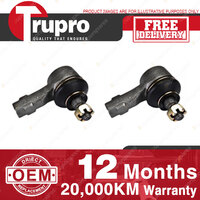 2 Trupro LH+RH Outer Tie Rod for MITSUBISHI COLT RC from CHASSIS # PK29 84-86