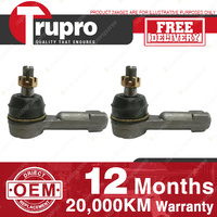 2 Pcs Trupro LH+RH Outer Tie Rod Ends for NISSAN STANZA T12 T12Y 85-on