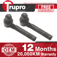 2 Pcs Trupro LH+RH Outer Tie Rod Ends for SUBARU FORESTER SG9 02-08