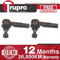 2 Trupro LH+RH Outer Tie Rod for TOYOTA STARLET EP80 EP90 NP80 NP90 Man 90-99