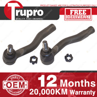 2 Pcs Trupro LH+RH Outer Tie Rod for TOYOTA LANDCRUISER V6 100 Ser IFS 99-02