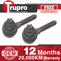 2 Pcs Trupro LH+RH Outer Tie Rod Ends for TOYOTA LITEACE 2WD KM20 TM20 81-82