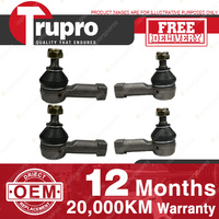 4 Pcs Trupro Outer Inner Tie Rod Ends for HILLMAN HAWK SUPER SNIPE 1960-67