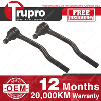 Trupro LH+RH Inner Tie Rod Ends for NISSAN COMMERCIAL NAVARA 2WD D21 Ser 85-on