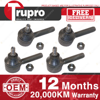 4 Pcs Trupro Outer Inner Tie Rod for BMW E34-5 E31-8 E28-5 E24-6 E32-7 SERIES