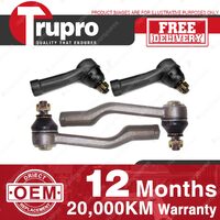 4 Pcs Trupro Outer Inner Tie Rod for MAZDA 323 FA4 FA5 626 CB2 CAPELLA 77-83