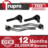 4 Pcs Trupro Outer Inner Tie Rod for NISSAN DATSUN 200B 240K C110 SKYLINE C210