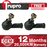 2 Pcs Trupro LH+RH Outer Tie Rod Ends for SAAB 99 90 900 SERIES 75-93