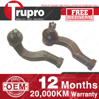 2 Pcs Trupro LH+RH Outer Tie Rod Ends for SUBARU 1800 VORTEX XT TURBO COUPE