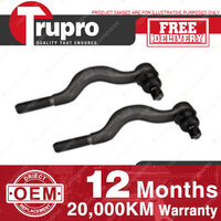 2 Pcs Trupro LH+RH Inner Tie Rod Ends for TOYOTA CROWN MS123 MS125 MS130