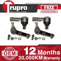 Trupro Ball Joint Tie Rod End Kit for HYUNDAI EXCEL X2 MANUAL POWER STEER 89-94