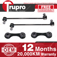 4 Pcs Premium Quality Trupro Front+Rear Sway Bar Links for SAAB 9-3 D7 SERIES