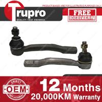 2 Pcs Trupro Outer Tie Rod Ends for Toyota Corona ST170 ST171 ST191 1.8L 2.0L