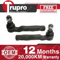 2 Pcs Trupro Tie Rod Ends for Lexus LX450D VDJ201 LX570 URJ201 4.5L 5.7L 08-On