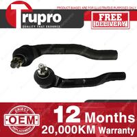 2 Pcs Trupro Outer Tie Rod Ends for Honda Jazz GD GD1 GD3 1.3L 1.5L 2006 - 2008