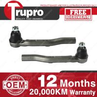 2 Pcs Trupro Tie Rod Ends for Honda City GM GM2 GM6 1.5L 88KW Sedan 2009 - On