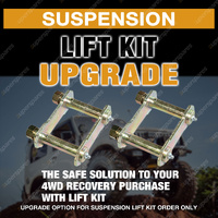 Upgrade Option - Pair Front Leaf Spring Swing Shackles - Purchase with Lift Kit