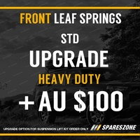 Suspension Lift Kit Upgrade Option - Front Heavy Duty Rating Leaf Springs