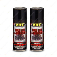 2 x VHT Roll Bar And Chassis High Temperature Spray Paint Satin Black SP671