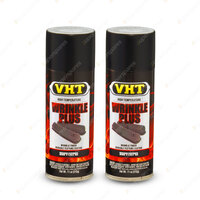 2 x VHT Wrinkle Finish High Heat Spray Paint Wrinkle Plus Coating Red SP204