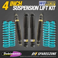 4" 100mm Lift Kit Webco Shock Dobinsons Coil Springs for Landcruiser 80 105