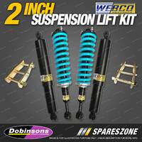 2" 50mm Easy Lift Kit Webco Shocks Dobinsons Coil Spring for Foton Tunland 12-on