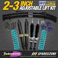 Adjustable 2 - 3 Inch Dobinsons Coil EFS Leaf Lift Kit for Foton Tunland 12-on