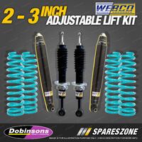 2 - 3 Inch Adjustable Lift Kit Shocks Dobinsons Coil for Nissan Navara NP300 D23