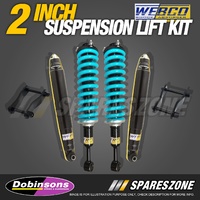 30mm Easy Lift Kit Webco Shocks Dobinsons Coil Springs for Mitsubishi Triton MQ