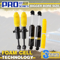 Front + Rear 2" Lift Foam Cell Shock Absorber for MAZDA BT50 GEN 2 2.5 3.0 11 on