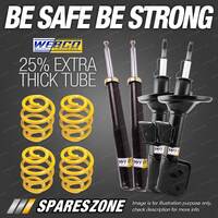 Front Rear Webco Shock Absorbers Lowered King Springs for Ford Focus LW 11-15