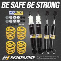 F + R Webco Shock Absorbers Lowered King Springs for Ford Falcon Fairmont XE XF