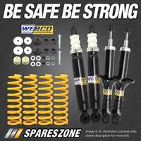 Front Rear Webco Shocks Raised Springs for Ford Falcon Fairmont EA EB ED EF EL