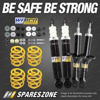 F + R Webco Shocks Lowered King Springs for Ford Falcon Fairmont EA EB ED EF EL