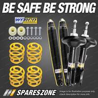 F + R Webco Shock Absorbers Lowered King Springs for Holden Commodore VT VX VY