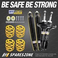 F + R Webco Shock Absorbers Super Low King Springs for Holden Commodore VZ Ute