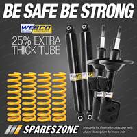 Front Rear Webco Shock Absorbers Raised King Springs for Jeep Cherokee KJ 01-08