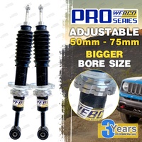 Front Webco Adj 2 - 3 Inch Shock Absorbers for Ford Ranger PX III 18-on