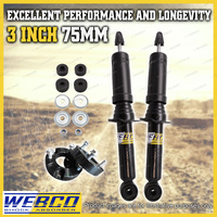 75mm Front Webco Shock Absorbers Strut Spacers for Holden Colorado Colorado 7 RG