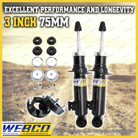 75mm Front Webco Shock Absorbers Strut Spacers for Mitsubishi Triton ML MN MQ MR