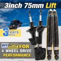 3" Lift Front Rear HD Shock Absorbers for SUZUKI VITARA GRAND VITARA JB JT 05-on