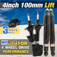 4" Lift Front Rear HD Shock Absorbers for SUZUKI VITARA GRAND VITARA JB JT 05-on