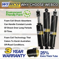 2 Inch 50mm Webco Front Foam Cell Complete Strut Lift Kit for Isuzu D-Max 12-20