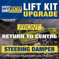 Upgrade Option - STD Damper to RTC Steering Damper - Purchase with Lift Kit