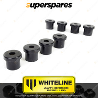 Whiteline Front Spring - eye rear and shackle bushing for HOLDEN DROVER QB