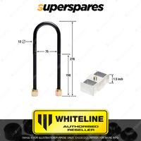 Whiteline Rear 1.5" Lowering Block Kit KLB100-15 for HOLDEN HOLDEN FJ FE FC FB