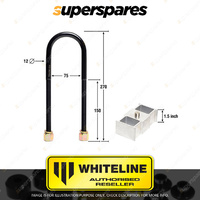 Whiteline Rear 1.5 Inch Lowering Block Kit for MAZDA BRAVO B Series UF UN