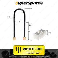 Whiteline Rear 2.0" Lowering Block Kit for MITSUBISHI L300 SF SG SH SJ SJ