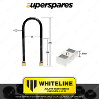 Whiteline Rear 1.5" Lowering Block Kit KLB103-15 for FORD COURIER PC PD