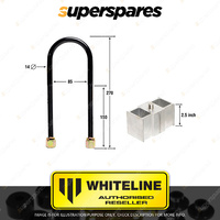 Whiteline Rear 2.5 Inch Lowering Block Kit for HOLDEN RODEO KB KBD Series